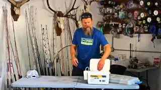 Paddle Boarding with a Frabill Bait Box