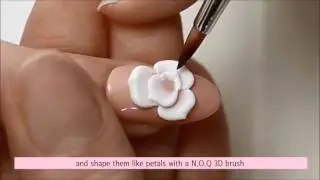 NOQ N.O.Q Nail Of Queen 3D Volume Gel #1 Nail Art Instruction (iiiStyle.com x LusterBeauty)