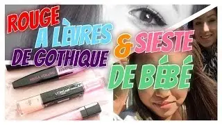 🌈 Rouge à lèvres de gothique & Sieste de bébé | #Emmaanyvlog | #104