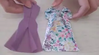 Origami dress and coat