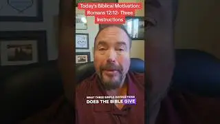 3 things God told us to live by...do you?