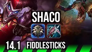 SHACO vs FIDDLESTICKS (JNG) | Legendary, 23/2/1, 400+ games | BR Master | 14.1
