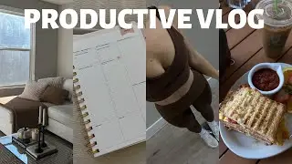 PRODUCTIVE VLOG: busy day in my life, workout, running errands, cleaning & more!