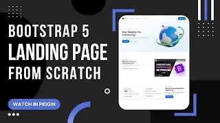 Build a Custom Components w/Bootstrap 5 [Pidgin English]  