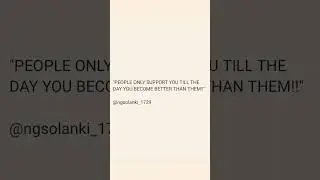 The Sad Truth About Support💯#ngsolanki #fact #life#truth#reality#wisdom #class11#edtech #pkbhaiya.