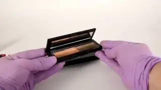 3CE 4 Color Cream Eyeshadow - маленькие тени темных оттенков.