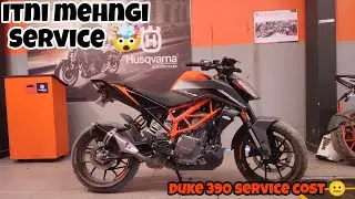 Duke 390 Bs6 service Cost 2023 🤯💰 || @VloggerX1 #duke390bs6 #duke2023