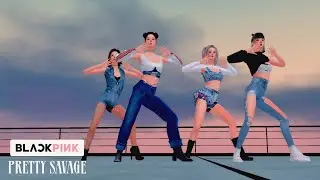 The Sims 4 Machinima : Blackpink Pretty Savage Dance | PRIMROSE SIMS 🌼 // 심즈 4 : 블랙핑크