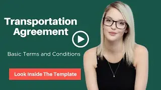 Transportation Agreement: Basic Terms and Conditions