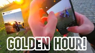 Taking photos of my moped during golden hour! - Scooter #8