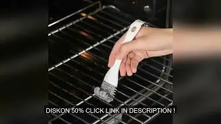1pc BBQ Grill Barbecue Cleaning Brush Scraper Multifunctional Grill Net Oven Baking Tray Kitchen Gad