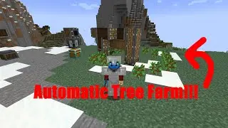 Building an Automatic Tree Farm with Create! - Modded Minecraft EP 5
