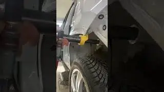 Sheet metal repair with a small tool named porta power