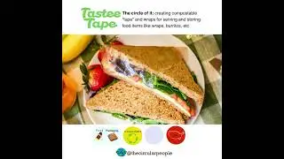 TASTEE TAPE: An edible solution to the plastic problem
