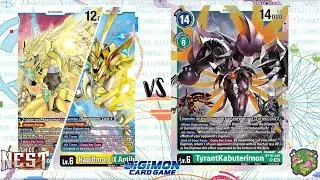 DIGIMON TCG: Local match 🇲🇽 Armor Vaccine (Yellow) vs TyrantKabuterimon (Green) | THE NEST