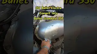 Old Bullet Electra 350 Convert Into Bullet Standard 350 || Old Model Bullet Restoration