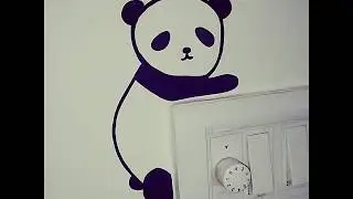 Switchboard wall art | Wall Art | Ankita Chaurasia | Switchboard Panda| Panda Art | Panda wall Art