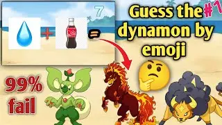 Guess the dynamon by emoji challenge 🤔 / 99% fail #dynamonsworld #scarmonyt #viral #challenge