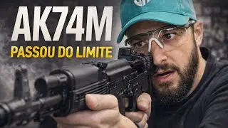 Testei a AK74M GBBR e o blowback passou do limite