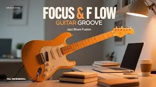 Focus & Flow Guitar Groove 🎸 Jazz Blues Fusion Instrumental