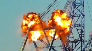 Arch Mineral Dragline Crane Cable Severance - Controlled Demolition, Inc.