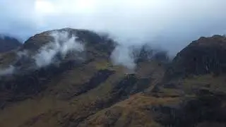 Glencoe Scotland 3 sisters drone footage