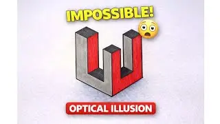 Mind-Blowing Impossible Shape Drawing | 3D Optical Illusion | 1 feb 2026