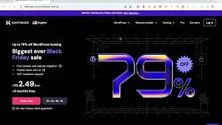 Hostinger Wordpress Hosting Black Friday Deal 2024 With Our Link