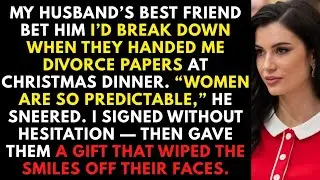 At Christmas Dinner They Bet I&rsquo;d Cry Over Divorce Papers Instead, My Gift Wiped The Smiles Off Their