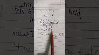 how old is my sister #funny #handwriting #memes #school #maths #calligraphy #stationery pal