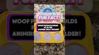 Berries & Cream PUPSICLES! Woof Pupsicle Mold works with Animire Treat Holder! #pets #viralshorts