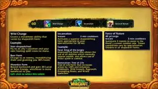 Mists of Pandaria - Druid Talent Tree