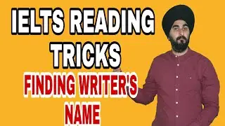 Ielts Reading Tips And Tricks Matching Writer's Name | Reading Passage Problems With Water