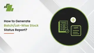 How to Generate Batch/Lot-wise Stock Status Report ?