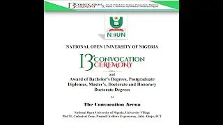 NOUN 13th Convocation Ceremony  13th April,2024
