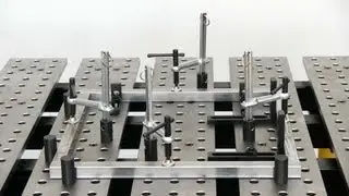 Setup a basic fixture for square tube frames