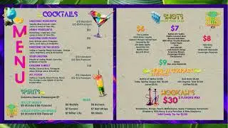 LED MEDITATION BAR MENU