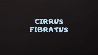 Banco de CIRROS FIBRATUS. Nubes en time lapse.