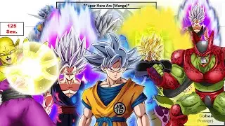 Dragon Ball Super (Manga) : 'Super Hero Arc' Power Levels | Primal Saiyan