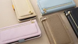 Zipper Pocket Litchi Texture Leather Case Wholesaler for iPhone Air, 17 16 15 14, Samsung Xiaomi...
