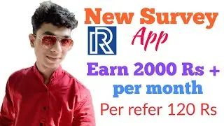 Real Research New Survey App | Earn more than 2000Rs + per month by survey