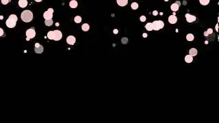 bokeh particles top all width - HD transition