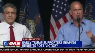 Early Trump Supporters Reaping Benefits Post-Victory