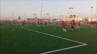 PASSING + CHANGE OF DIRECTION SKILLS - AL ETTIFAQ CLUB U11-U12 COACH SAMI KHACHNAOUI