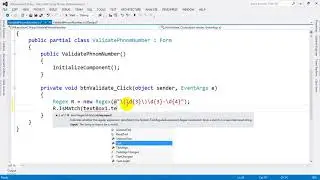 How to Validate Phone number from Textbox in C# NET 2012