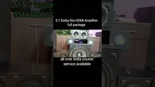 5.1 Digital Prologic Amplifier Dolby DTS HDMI ARC  support OTT Movies theatre effect Chennai