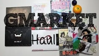 [Just Arrived] Gmarket Haul #1: CDs, Stationary, Make Up, Etude House!