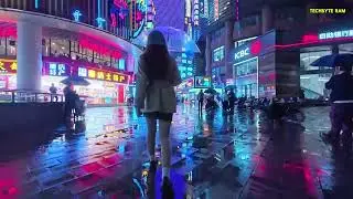 Rain neon, pure cinematic vibes🌧️✨ Osmo Action 5 Pro turns night streets into cyber-dream@TechBurner
