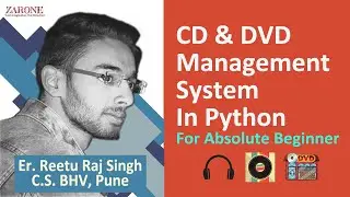 CD DVD management system in python | python projects for class 12 cbse