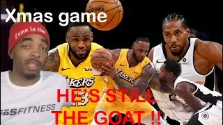 LEBRON JAMES STILL THE GOAT | LAKERS VS CLIPPERS XMAS HIGHLIGHTS REACTION